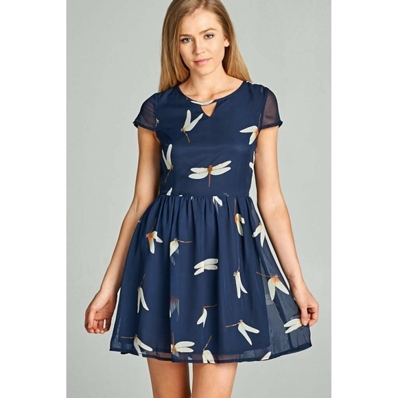 Dresses & Skirts - LA Soul chiffon dragonfly dress